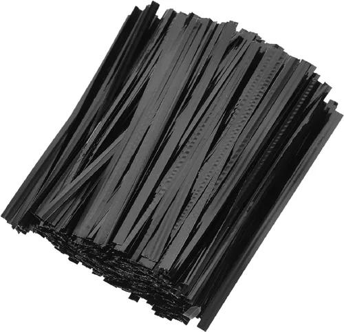 Vista 7 de 800 piezas de 4" lazos de torsión metálicos (verde) para lazos de panadería, bolsas de dulces, bolsas de café, lazos para bolsas de regalo