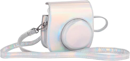 Vista 12 de Instant Mini 12 Funda Protectora para Cámara para Fujifilm Instax Mini 12/11, Funda de Cámara de Cuero PU Premium con Bolsillo y Correa Removible