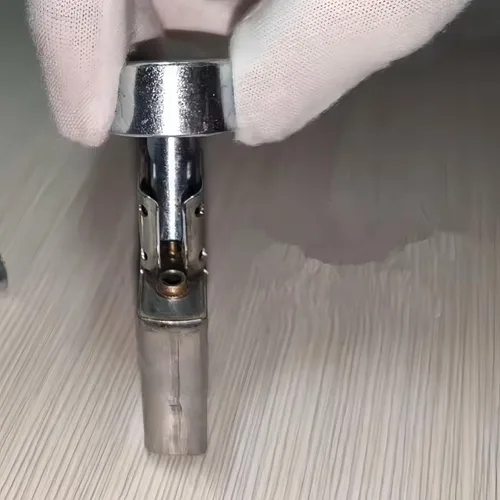 Vista 8 de Kit de herramientas de remache de placa de resorte de leva para encendedor de 7 piezas, juego de base de perforación compatible con encendedores