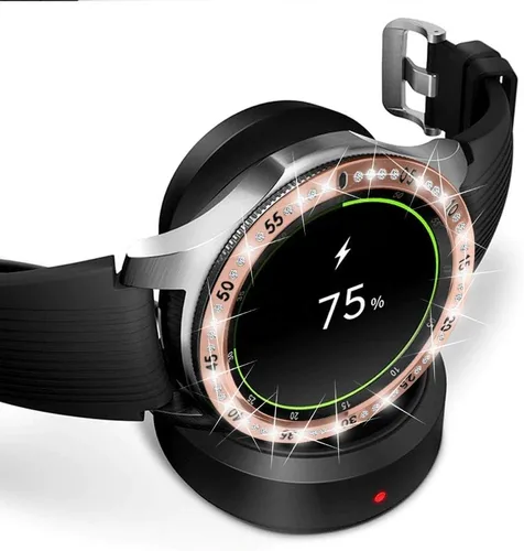 Vista 7 de FitTurn Anillo de bisel compatible con Samsung Galaxy Watch 4 Classic de 1.811 pulgadas/Galaxy Watch 1.811 pulgadas/Gear S3 Frontier &