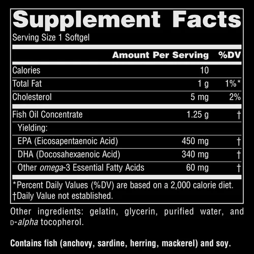 Vista 2 de Genexis Aceite de pescado Omega-3 con 850 mg de Omega-3 (EPA y DHA) - 120