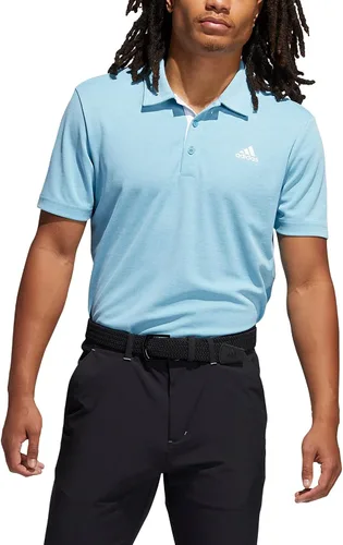 Vista 2 de adidas Mens Advantage Novelty Heathered Golf Polo