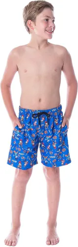 Vista 2 de Beyblade Burst - Traje de baño con estampado de personajes, Azul