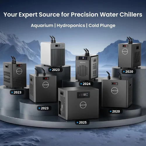 Vista 8 de BAOSHISHAN Enfriador de inmersión en frío de 1/3 HP para bañeras de hielo, con filtro y bomba integrados, fácil instalación con mangueras aisladas