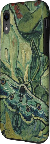 Vista 2 de Vincent van Gogh - Carcasa para iPhone XR con diseño de pavo real