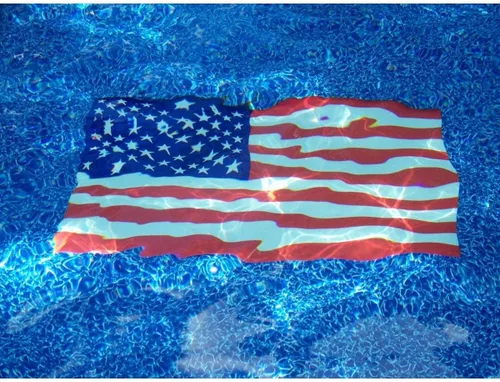 Vista 2 de Arte decorativo para piscina, tapete de piscina, más de 50 diseños, fácil de instalar y quitar