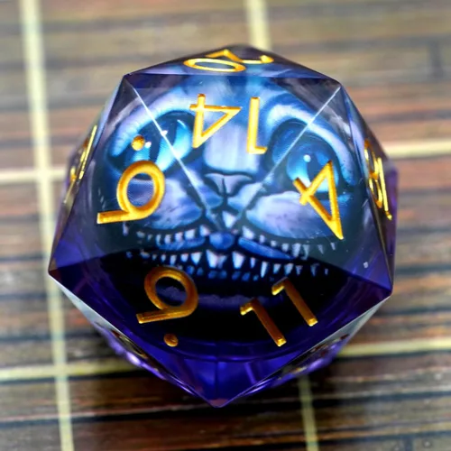 Vista 11 de Dados de mazmorras y dragones D20,3.346 in Dragon Eye D20,Dados de núcleo líquido para TTRPG