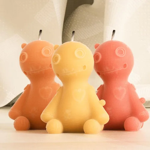 Vista 8 de Paquete de 4 moldes redondos de silicona para velas y chocolate, cilindro 3D y molde hecho a mano para velas y jabón