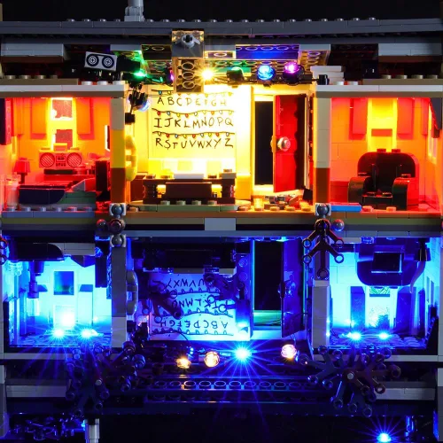 Vista 8 de GEAMENT Kit de luces de versión mejorada para Stranger Things The Upside Down - Compatible con el modelo de bloques de construcción Lego 75810