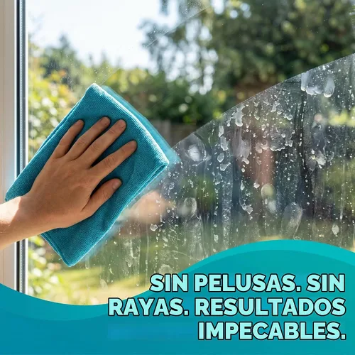 Vista 6 de HELOMOR 3 paños de limpieza de microfibra extra grandes, toallas de piso de 30 x 18 pulgadas para trapeador de escobilla de goma, trapos de limpieza