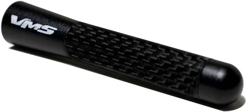 Vista 3 de Mitsubishi Lancer Evolution 8 EVO VIII - Antena corta de fibra de carbono negra de 3