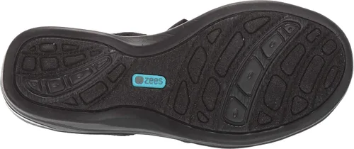 Vista 4 de BZees Dream Sandalia para mujer, Negro, 8