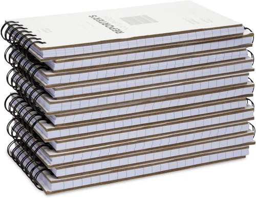 Vista 8 de Juvale Reporters - Cuaderno encuadernado en la parte superior y bloc de notas de campo para periodismo y notas de campo, encuadernación en espiral