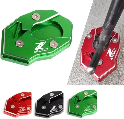 Vista 2 de KAnduo M Motorcycle CNC Aluminium Side Stand Enlarge Extension for Kawasaki Z900 Z650 Z1000 Z800 2010-2022 Z 900 Z 800 Z 650 Z1000r Z1000 Y