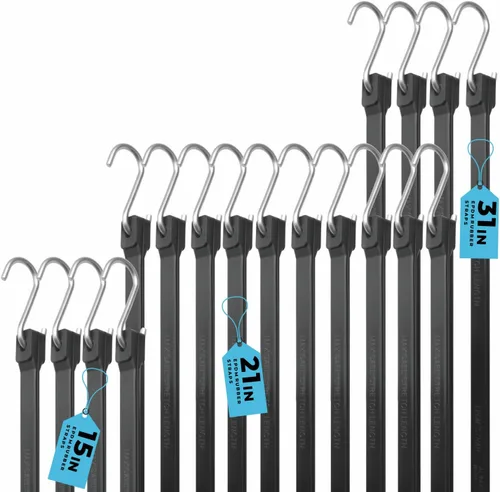 Vista 11 de XSTRAP STANDARD Paquete de 20 cuerdas elásticas 100% EPDM de 15 pulgadas