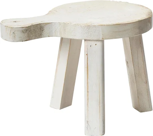 Vista 13 de Creative Co-Op Pedestal decorativo de madera, negro