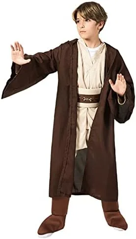 Vista 2 de Disfraz de caballero con capucha, túnica para niños, uniforme de Halloween, cosplay, trajes de 3 a 12 años