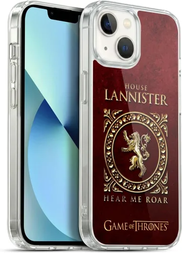 Vista 23 de Producto oficial de HBO Game of Thrones metálico Sigils Soft Gel Case para iPhone de Apple 7 Plus/8 PLUS, Lannister