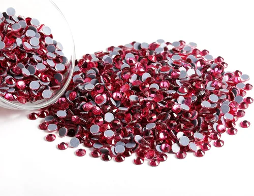 Vista 50 de 6000 PIEZAS Diamantes de Imitación Hotfix a Granel, Diamantes Naranja para Manualidades y Ropa, Diamantes de Imitación para Decoración DIY, SS10
