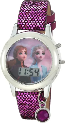 Vista 2 de Disney - Reloj de cuarzo para niña con correa de goma multicolor 13 modelo FZN45048AZ