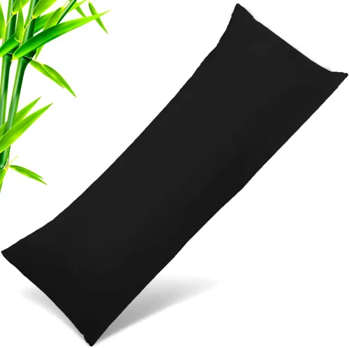 Vista 48 de Fundas de almohada tamaño estándar paquete de 2, fundas de almohada de rayón de bambú refrescantes con cierre de sobre, fundas de almohada frescas