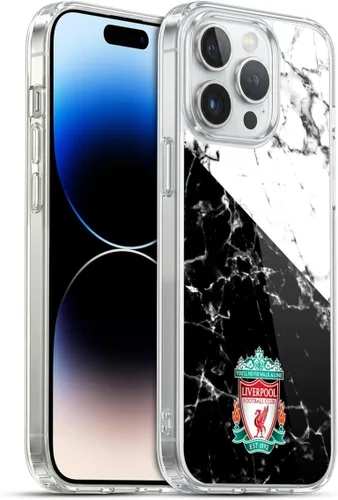 Vista 28 de Oficial LIVERPOOL Football Club 2017/18 Mármol Soft Gel Case para iPhone de Apple 7 Plus/8 PLUS Escudo negro.