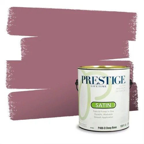 Vista 678 de Prestige Paints Pintura exterior e imprimación en uno, 1 galón, plano, coincidencia comparable de Valspar* Amber Rose*