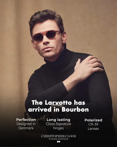 Vista 3 de Christopher Cloos Colección Larvotto Gafas de sol de diseño danés premium