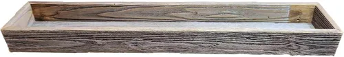 Vista 10 de Rockin' Wood Caja de madera rústica para centro de mesa fabricada en los Estados Unidos con madera de granero recuperada real, centro de mesa
