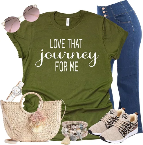 Vista 27 de Love That Journey for Me - Camiseta de manga corta con estampado de Moira Alexis Rose