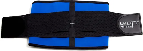 Vista 6 de Ann Chery 2051 Latex Fit Cintura Trimmer Cinturón Azul con Guaraná Adelgazar Gel. Cintura Entrenador Faja Colombiana