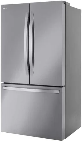 Vista 3 de LG LRFLC2706S Refrigerador inteligente con puerta francesa de 27 pies cúbicos en acero inoxidable