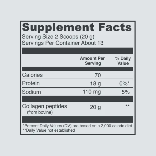 Vista 2 de Vital Proteins Polvo de péptidos de colágeno sin sabor 19.3 OZ Creamer Vanilla