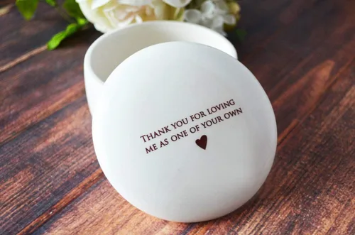 Vista 2 de Regalo de boda para madrastra, regalo de boda de madrastra, regalo de cumpleaños de madrastra, caja de recuerdos, gracias por amarme como uno