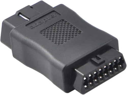 Vista 4 de OBD2 OBDII Full 16 Pin macho a hembra OBD Cable Divisor Convertidor Adaptador para Diagnóstico Puerto Extensor (negro)