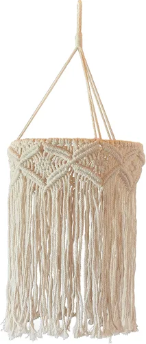 Vista 3 de Ginger Ray Lámpara de araña de macramé hecha a mano para bodas, fiestas o decoración del hogar