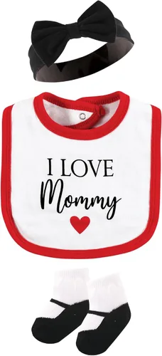 Vista 3 de Hudson Baby Conjunto de canastilla de algodón unisex para bebé
