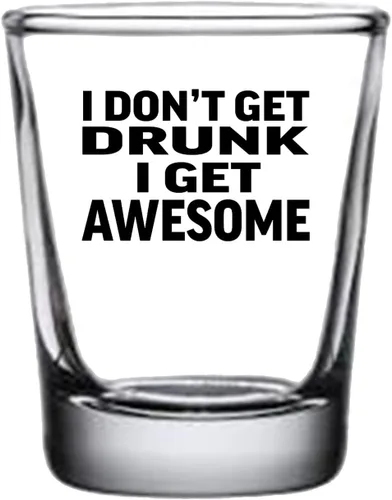 Vista 2 de Rogue River Tactical Sarcastic Funny I Don't Get Drunk I Get Awesome, Bad Decisions Make Good Stories - Juego de regalo de vasos de chupito, idea