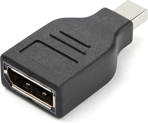 Vista 2 de StarTech.com Convertidor de adaptador Mini DisplayPort a DisplayPort - Adaptador convertidor Mini DP (m) a DP (f) (GCMDP2DPMF) Video UHD 4K x 2K