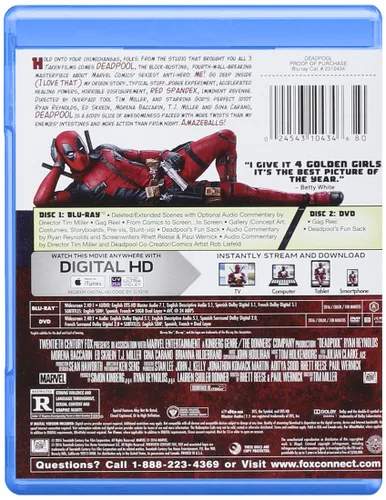 Vista 2 de Deadpool Blu-ray + Digital HD
