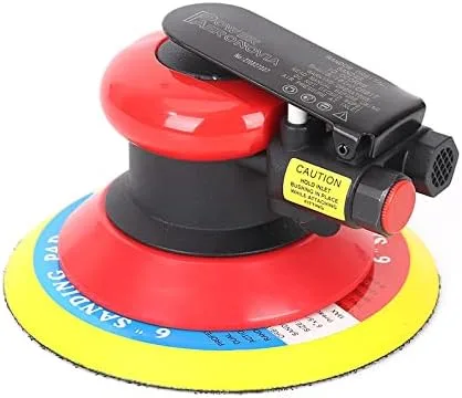 Vista 9 de Shop Lijadora neumática 5", 3/16" Da Sander, lijadora de órbita aleatoria neumática para automóviles de carrocería, trabajo de madera