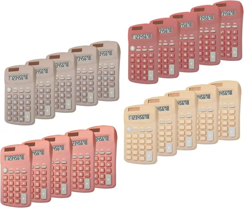Vista 13 de Calculadora Básica de Doble Alimentación de 8 Dígitos para Escritorio (B, Juego de 30)