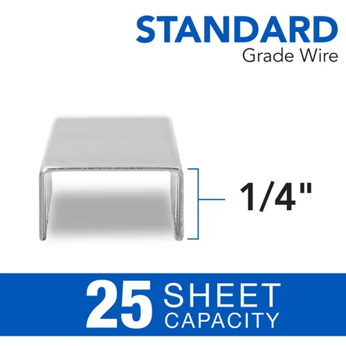 Vista 2 de Swingline® Grapas estándar, 1/4 ", tira completa, caja de 5,000