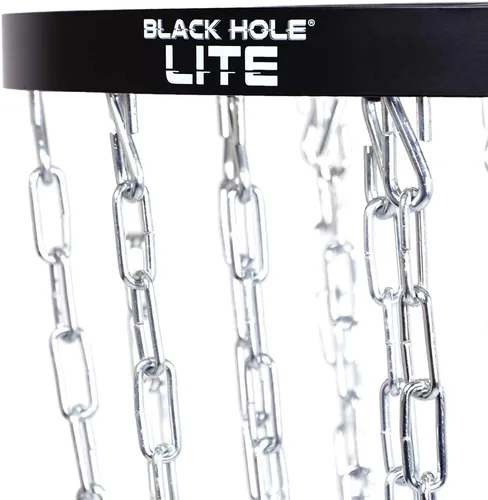 Vista 5 de MVP Disc Sports Black Hole Lite, cesta portátil de 24 cadenas con disco para básquet y golf