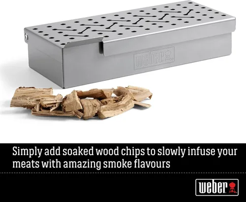 Vista 4 de Weber Caja universal para ahumar de acero inoxidable