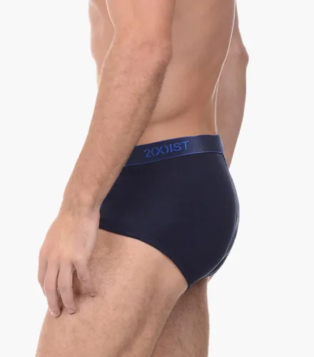 Vista 3 de 2(X)IST Braguitas de algodón esencial para hombre, paquete de 3