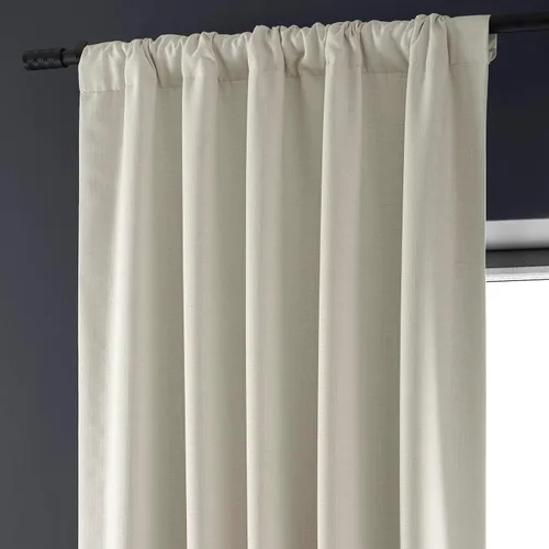 Vista 7 de HPD HALF PRICE DRAPES Cortinas opacas sólidas con aislamiento térmico para dormitorio, cortina de 84 pulgadas de largo (1 panel), cortinas opacas