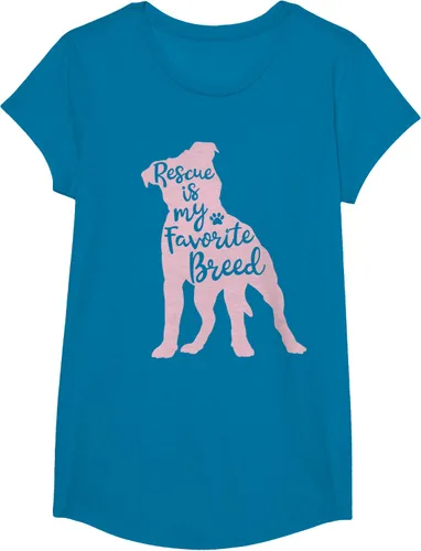 Vista 79 de Pitbull Rescue Is my Favorite Breed Dog Pit Bull Mama - Camiseta, Negro, S