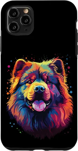 Vista 11 de Watercolour Colourful Dog Chow Chow Case for iPhone 16