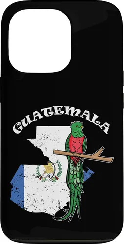 Vista 10 de Funda de recuerdo para iPhone 16 Quetzal de Guatemala con bandera de Guatemala